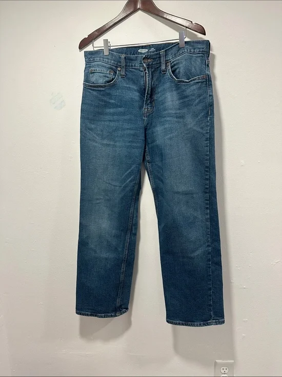 Classic Men's Blue Denim Jeans 073