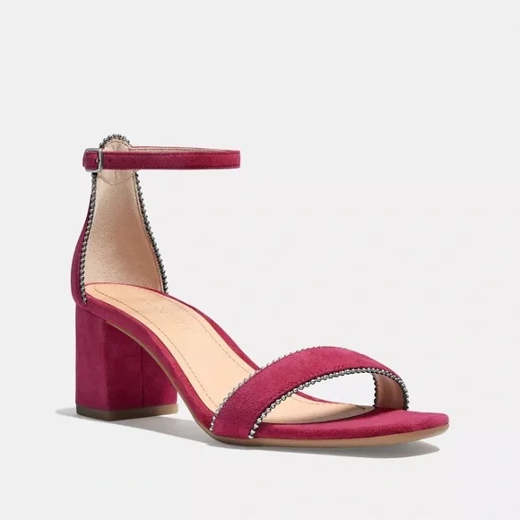 Coach Maddie Suede Sandals 9.5