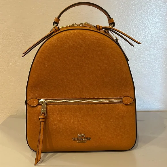 Coach leather backpack