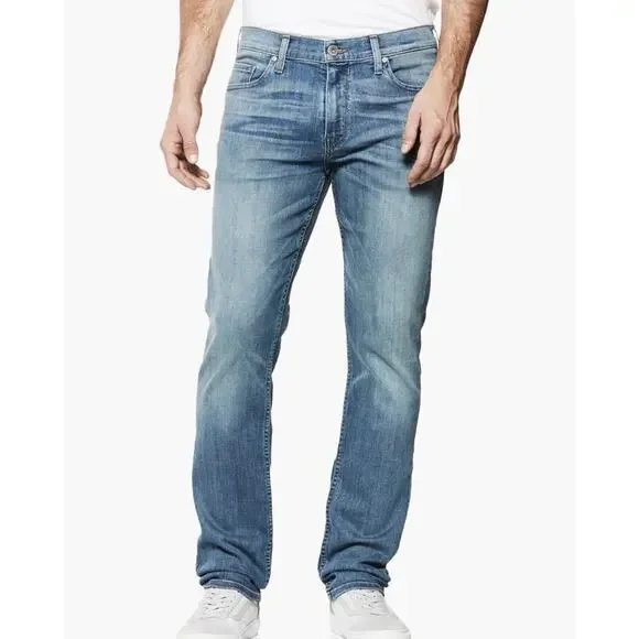 Paige Federal Slim Straight Leg Cartwright Blue Wash Denim Jeans 29 NEW Stretch