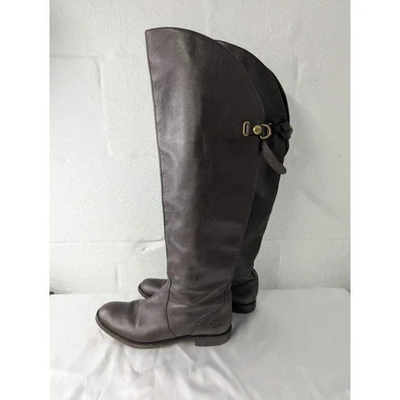 Coach Cheyenne Over the Knee Genuine Leather Riding‎ Boots Women's Size 7.5 B