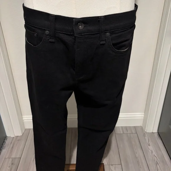 rag & bone Men's Fit 1 Skinny Black Slim Jeans Size 32x30