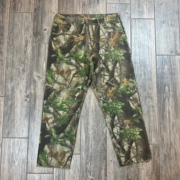 Vintage Wrangler 97GR1HG‎ Camo Pant 38x32 Realtree Hunting Y2K Workwear