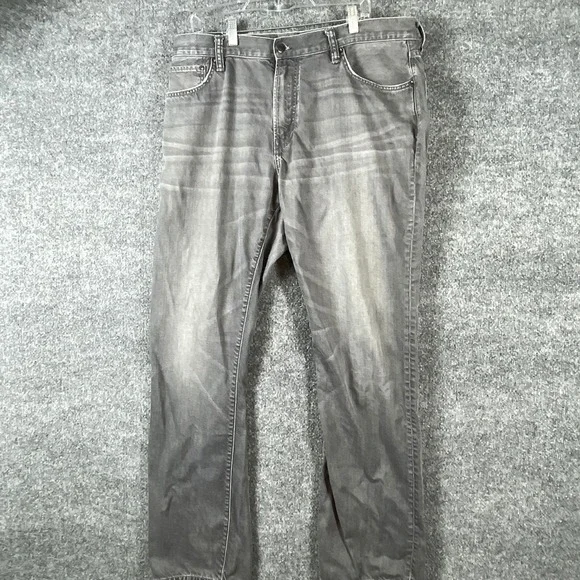Vintage Gap Jeans Mens 38x36 Grey Standard Fit Straight Leg Denim Y2K Retro Fade