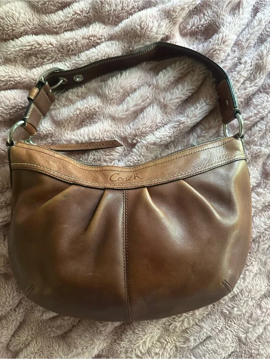 Vintage Coach SoHo Pleated Bag F13730