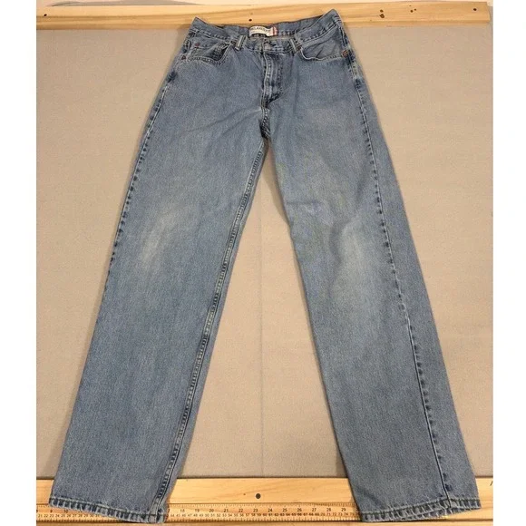 Levis 550 Relaxed Fit Mens Jeans Light Wash Denim 36x36 0638