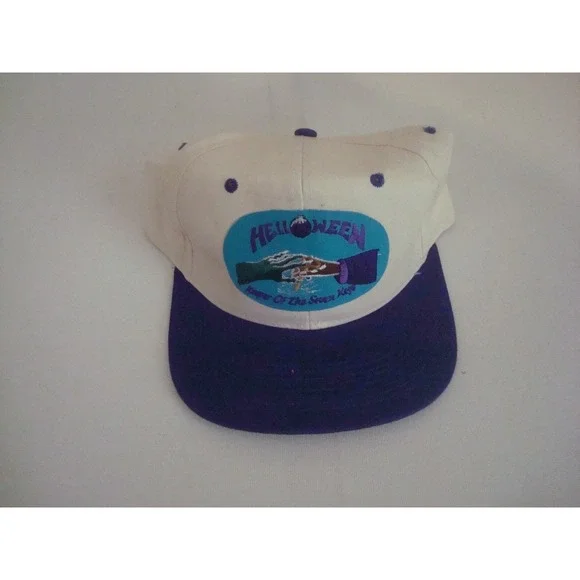 HELLOWEEN SNAPBACK   00S  HAT CAP VINTAGE DEADSTOCK‎ B2