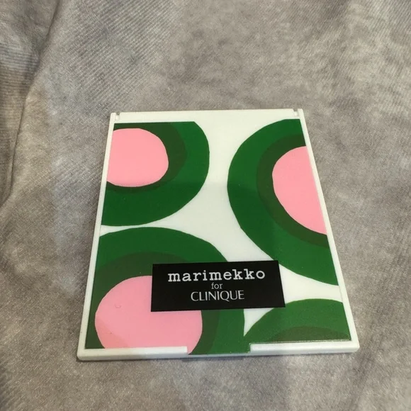 Marimekko for Clinique Compact - Pink & Green Graphic Design‎ Mirror