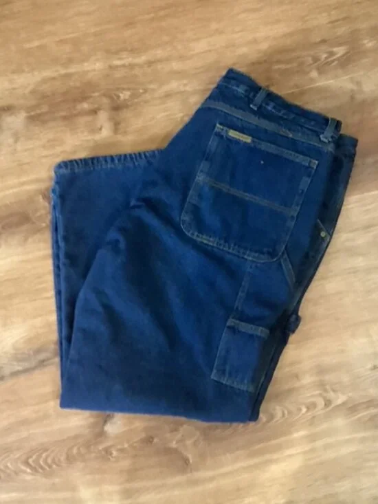 Carpenter Work Jeans Schmidt Workwear Flannel Lined 42