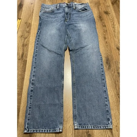 Tommy Hilfiger Jeans, Men's Size 38/30, Blue, Denim, Straight Leg, Pockets