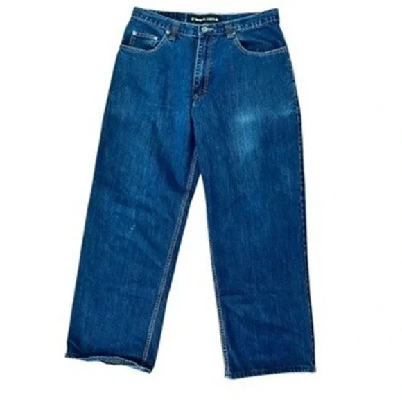 Brooklyn Xpress Mens Blue Denim Jeans‎ Size W36 L34 BX70 Collection