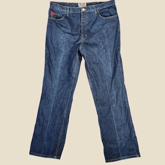 Walls FR Workwear Jeans Mens 38x32 Blue Excellent Flame Resistant Denim Pants