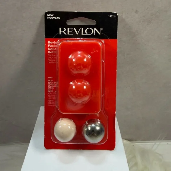 🩷5/$10🩷 Revlon Facial Roller Replacement Balls - Red, Cream, Silver