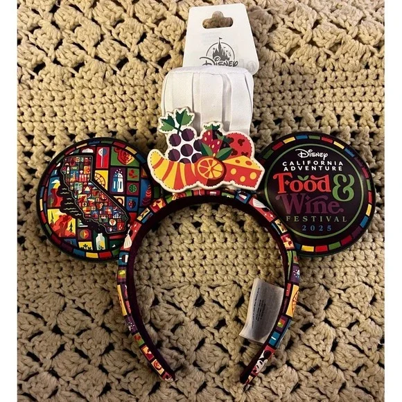 Disneyland DCA Food & Wine Festival 2025 Chef Mickey‎ Ears Headband New
