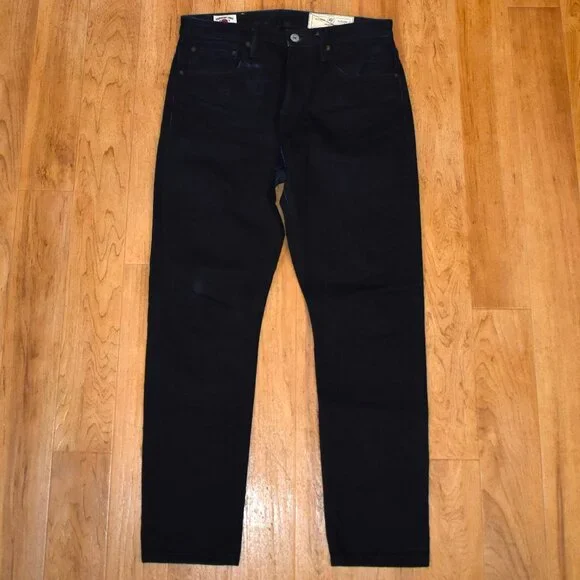 Rogue Territory Strong Taper Jeans Mens 31 Indigo Good Selvedge Button Fly