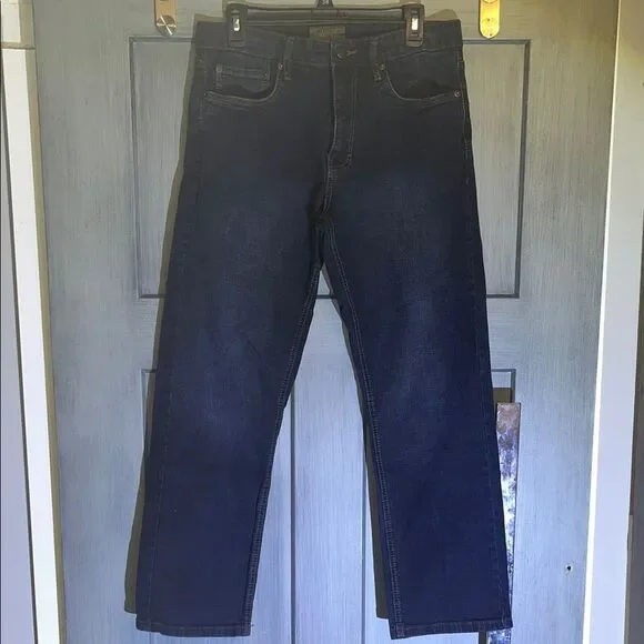 Urban Star 32X30 Men’s Straight Leg Jeans Dark Wash #denim #contemporary