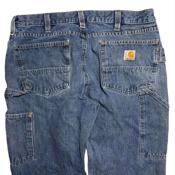 Carhartt blue denim carpenter‎ jeans