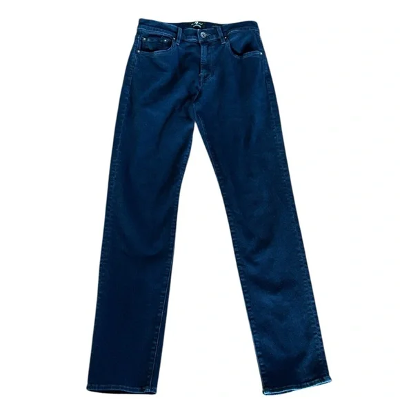 7 For All Mankind Adrien Luxe Sport  Dark Rinse‎ Blue Jeans Size 28