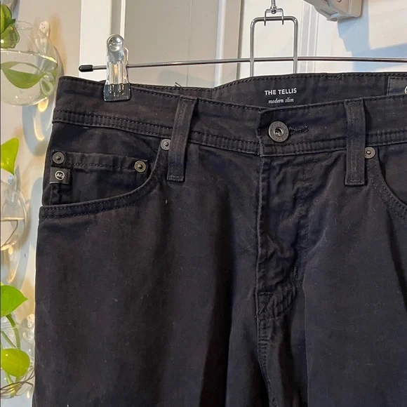 Ag Adriano Goldschmied The Tellis Slim Jeans in Black