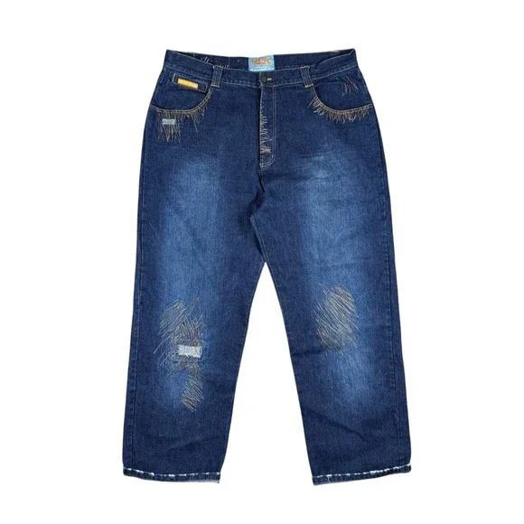 Snoop Dogg SDCC Men's Jeans Size 41x31.5 Blue Y2K Hip Hop Baggy‎ Denim Vintage