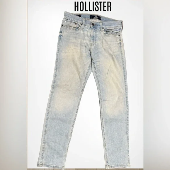 Hollister Light Blue Men's Straight Jeans