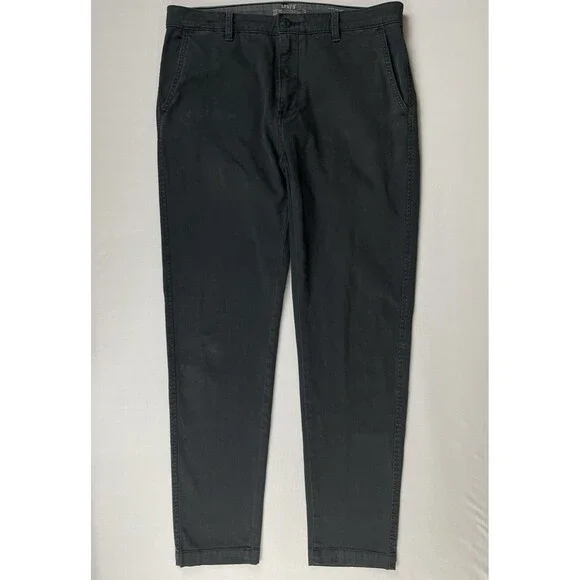 Levi's XX Chino Black Standard Taper Jeans Mens Size 34 x 34 Black Stretch Khaki