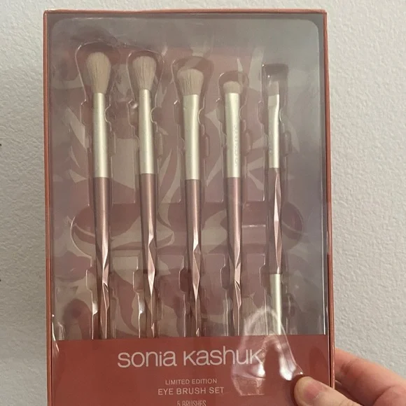 Sonia Kashuk Limited Edition Eye Brush Set - Pink and Cream