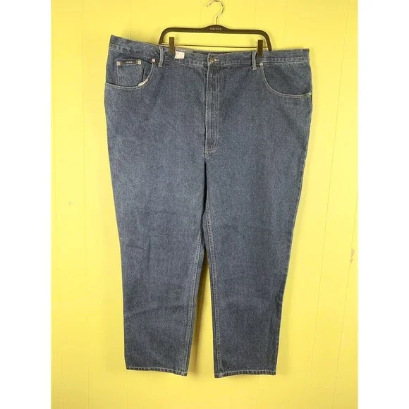 IZOD Jeans NWT Wash Men's Blue Classic Fit Straight Leg Jean Sz 52 x 30 ($55)