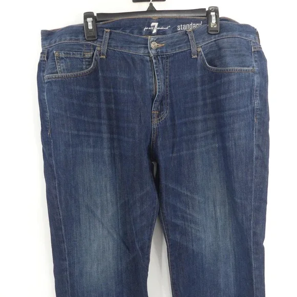 7 For All Mankind Jeans Mens‎ 38 Blue Standard Straight Leg Classic Denim 38x28