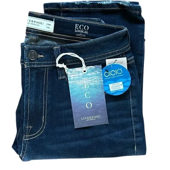 NEW Liverpool Mens Relaxed Straight Jeans