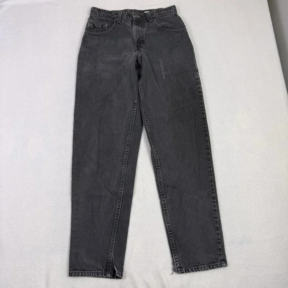 VTG Levi's 560 Black Jeans 30x32 Made in USA Loose Fit‎ Tapered 90s Grunge