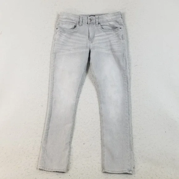 Buffalo Jeans Men 32x32 Gray David Bitton Slim Fit Stretch Denim Pants