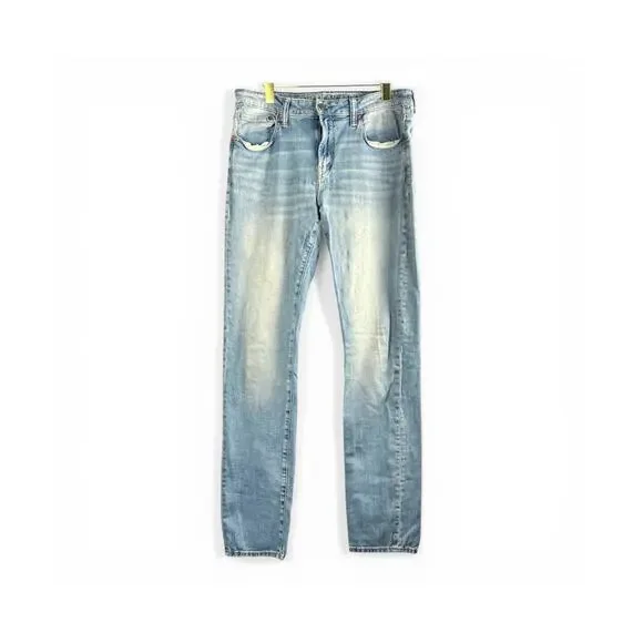 American Eagle Ne(X)t Level Flex Slim Straight Jeans Light Wash 34x34