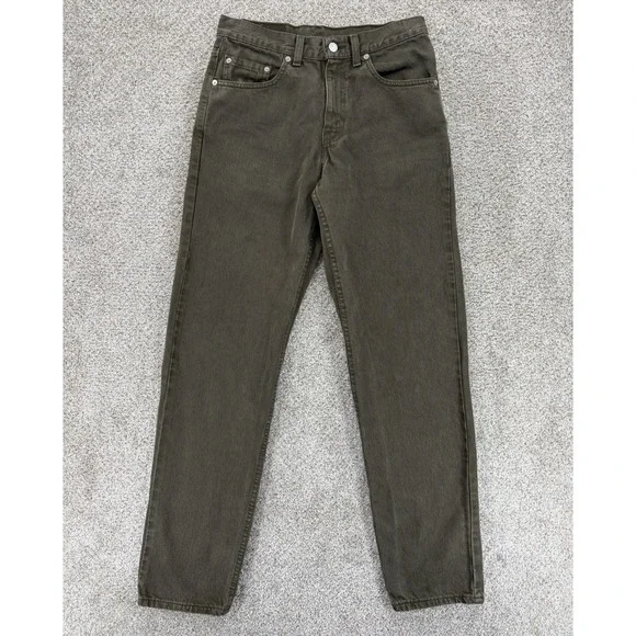 Vintage '02 Levi's 550 Jeans Men's 29x32 Green Cotton Denim‎ Relaxed Fit USA Y2K