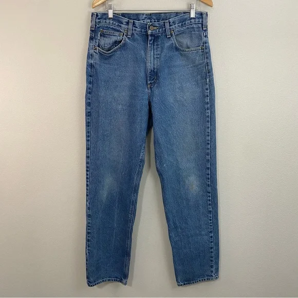 Carhartt Relaxed Fit Blue Jeans Men's W34 L36‎