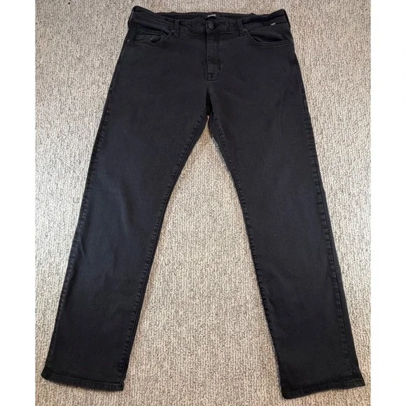 AG Adriano Goldschmied The Ives Jeans Mens 34 Black Athletic Straight Leg‎ USA