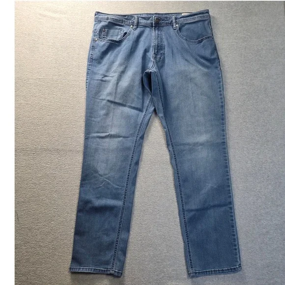 Buffalo David Bitton Axel Slim‎ Stretch Jeans Mens 38x32 Medium Wash Blue Denim