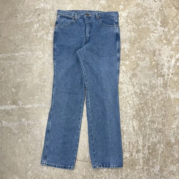 Vintage Wrangler Jeans Mens 35x32 Blue Pants‎ 936 Cowboy Western Denim Tag C247