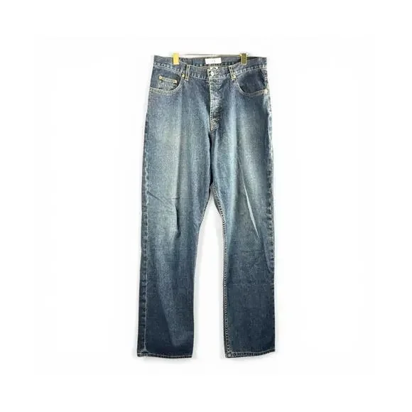 Armani Made in USA Loose Fit Jeans 34x34 Medium Wash Button Fly