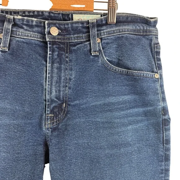 AG Adriano Goldschmied Tellis Jeans Mens 35x33 Indigo Blue Modern Slim Stretch