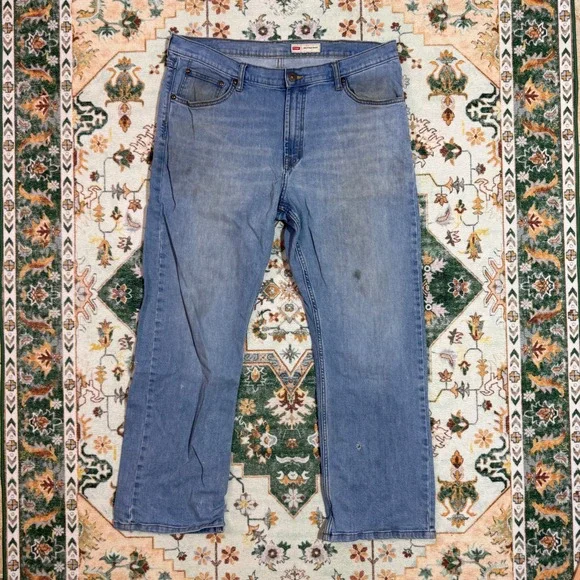 Wrangler Men's Light Wash Bootcut Jeans Comfort Guaranteed Size‎ 36x30