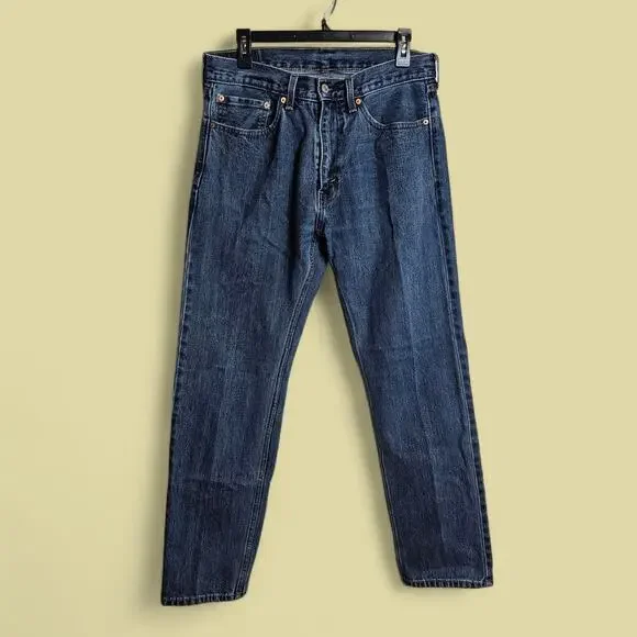 Levi Jeans Men's 505 Cotton Denim 34x32 Classic Cowboy