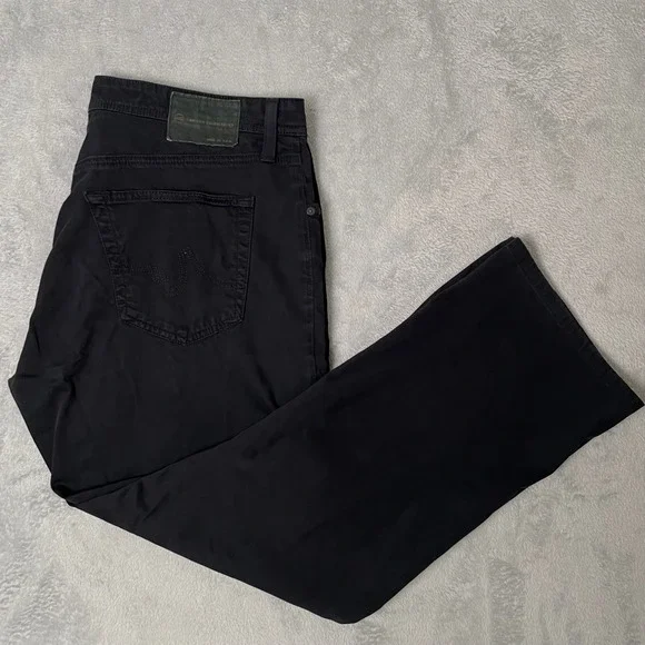 AG Adriano Goldschmied Jeans Mens 38x29 Black The Protege Straight Leg Pants