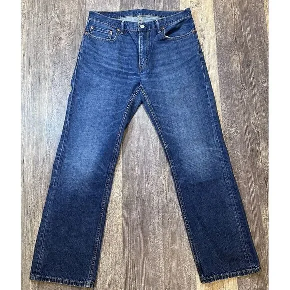 Levis Jeans Mens 34x30* Blue 559 Relaxed Straight‎ American Workwear Denim