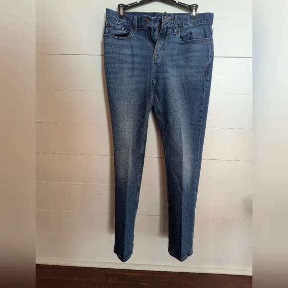 Old Navy Men's Jeans in Deep Blue Size 29x30 Straight Fit