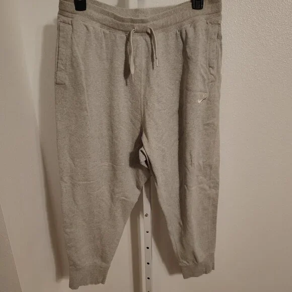 Nike Joggers Men's Gray Sportswear Classic Sweatpants Pants DA0019-050 Size XXL