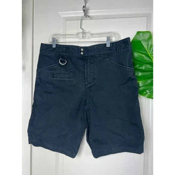 nike wash black skateboarding chino shorts mens size 34 L