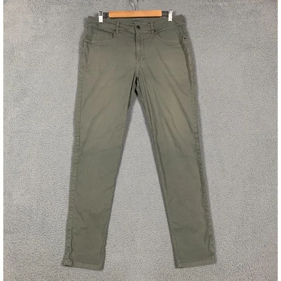 Lululemon ABC Pant Men's 31 x 31 Grey Sage Garment Dyed Washed Slim Fit 5 Pocket