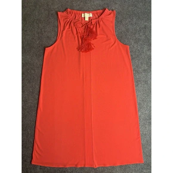 Michael Kors Sleeveless Orange dress   A4