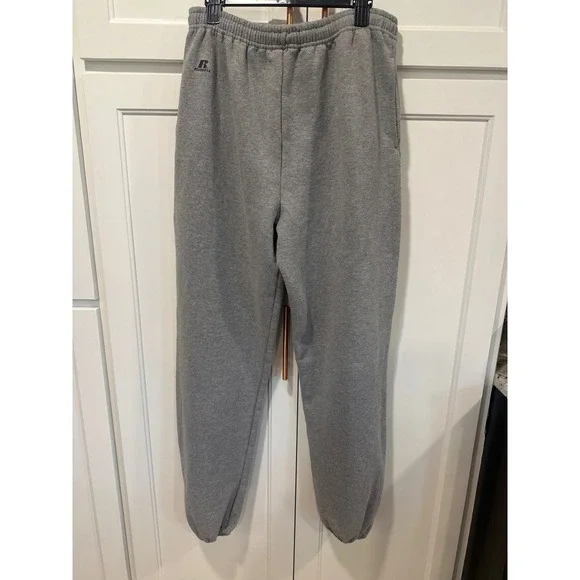 Russell Athletic Men's Gray Sweatpants Joggers Athleisure Comfort Size 4XL VTG